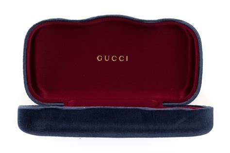 blue gucci eyeglasses|blue gucci glasses case.